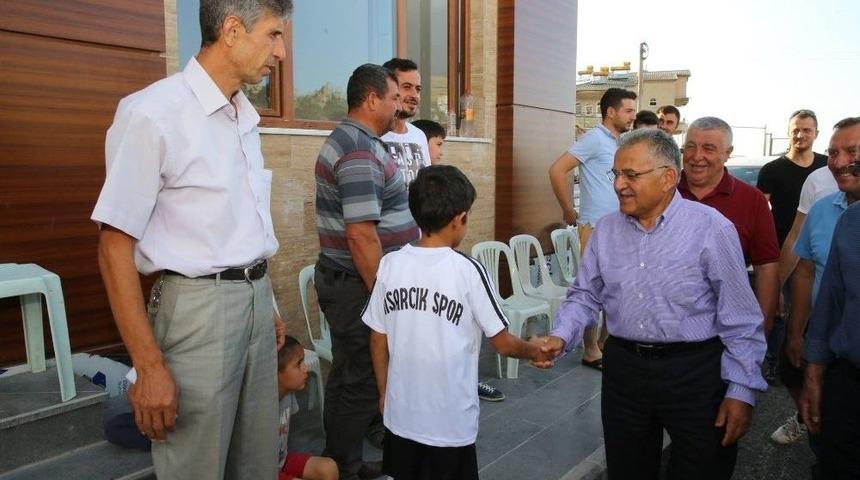 Başkan B&uuml;y&uuml;kkılı&ccedil; Hisarcık Sosyal Spor Tesislerinde