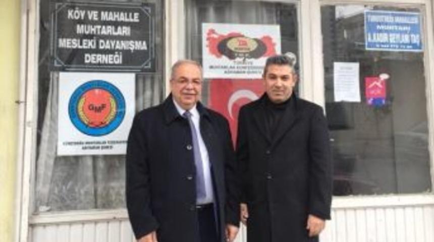 Başkan Kutlu Mahalle Sorunlarını Muhtardan Dinledi