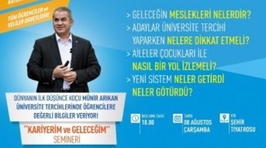 Kocasinan&rsquo;da &rsquo;kariyerim Ve Geleceğim&rsquo; Konulu Seminer D&uuml;zenlenecek