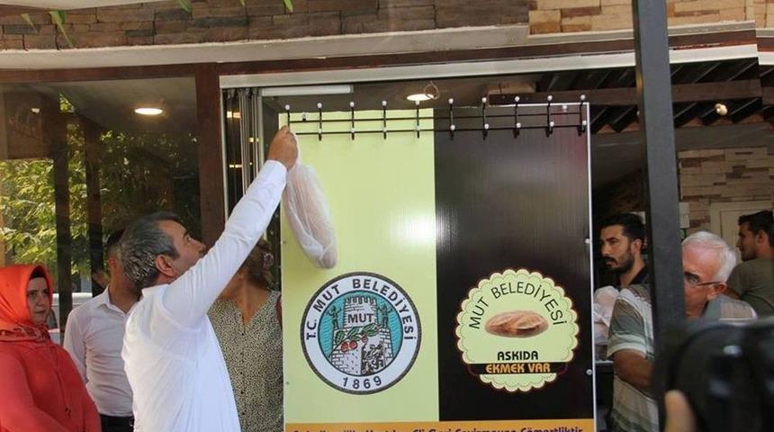 Askıda Ekmek Projesine Mut Belediyesinden Destek