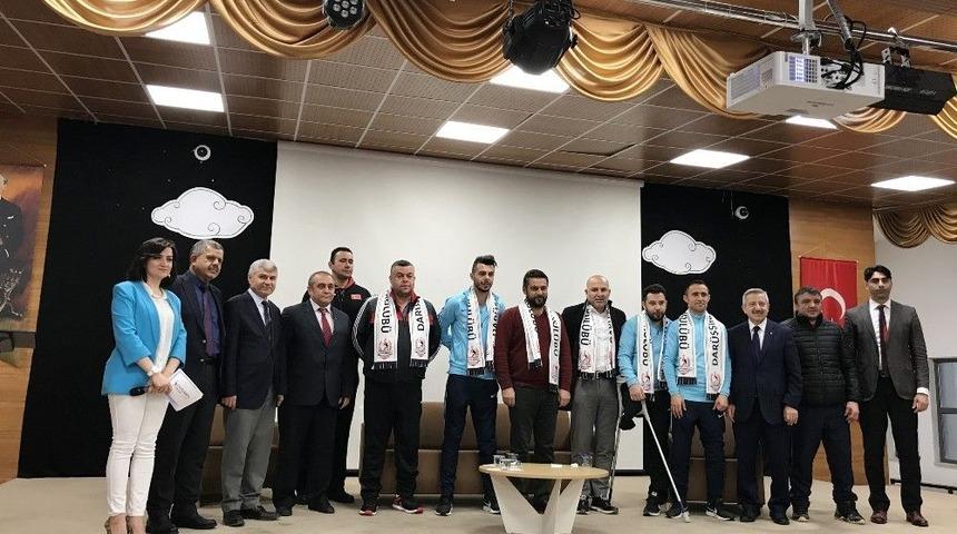 Dar&uuml;şşifa Koleji, Ampute Milli Takımı Sporcularını Ağırladı