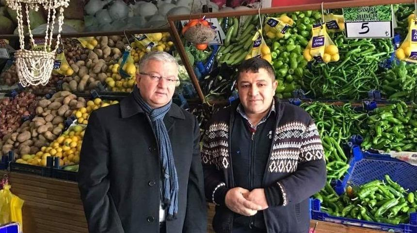 Develi Kaymakamı Murat Duru Esnafları Ziyaret Etti