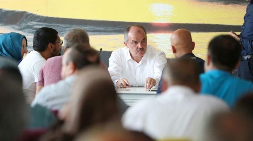 Pamukkale&rsquo;de Vatandaşlar Dertlerini Belediye Başkanına Anlattı