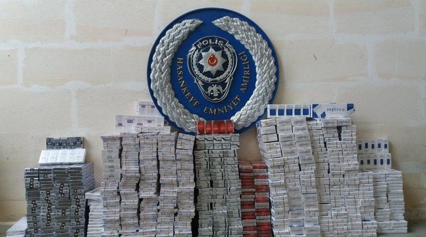 Hasankeyf&rsquo;te 3 Bin 780 Paket Ka&ccedil;ak Sigara Ele Ge&ccedil;irildi