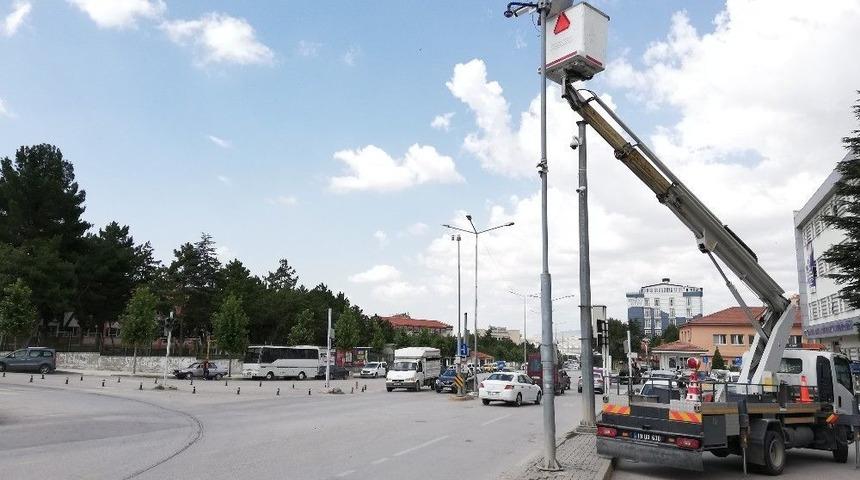 Çorum’da Akıllı Kavşak Kameralarını Yeniliyor