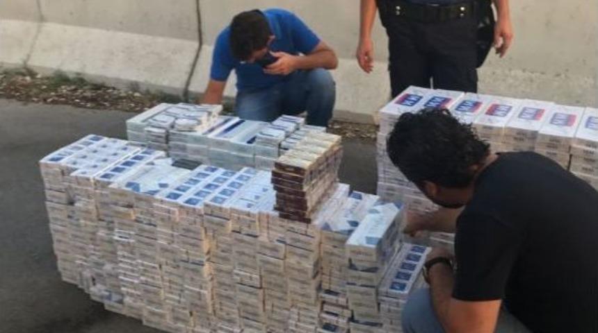 6 Bin 400 Paket Kaçak Sigara Ele Geçirildi