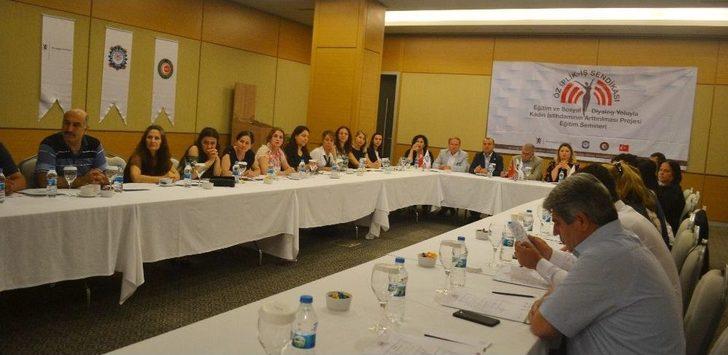 Öz İplik-iş Sendikası’ndan Kadın İstihdamının Arttırılmasına Destek G1