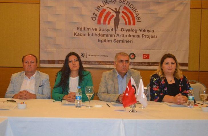 Öz İplik-iş Sendikası’ndan Kadın İstihdamının Arttırılmasına Destek G4