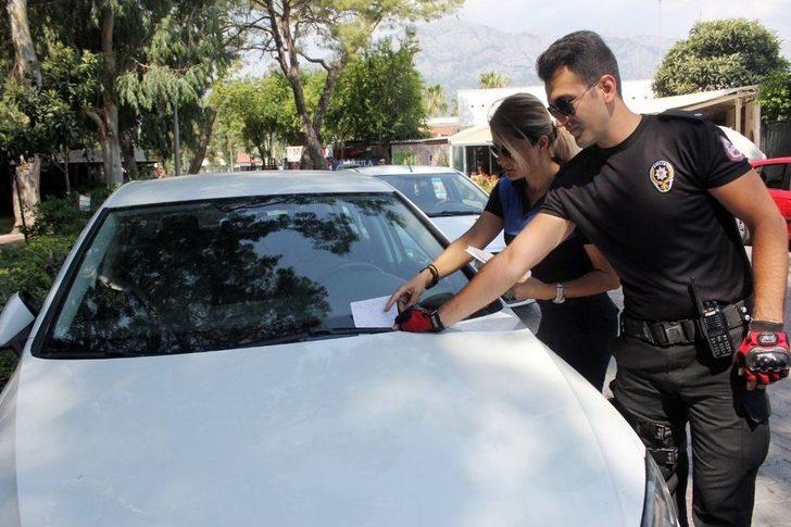 Ceza Makbuzunu Gören Aracının Başına Koştu G2