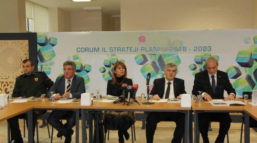 &Ccedil;orum&rsquo;un Strateji Planı Tanıtıldı