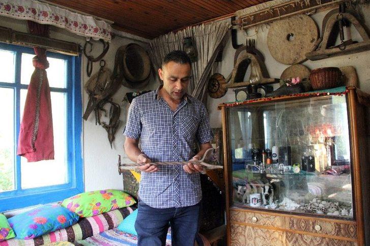 Dedesinin Emaneti Asırlık Malzemelerle Köy Evini Müzeye Dönüştürdü G5