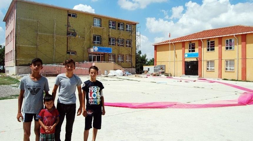 Malkara&rsquo;da Okullar Yenileniyor