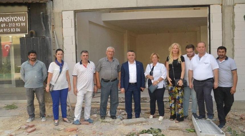 Vali Bilgin Kızılay’ın Yeni Binasının İnşaatını İnceledi