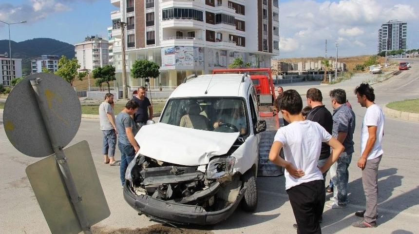 Samsun&rsquo;da Trafik Kazası: 6 Yaralı