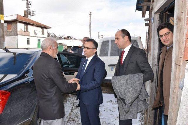 Vali Çeber, Eskipazar’da Ziyaret Ve İncelemelerde Bulundu