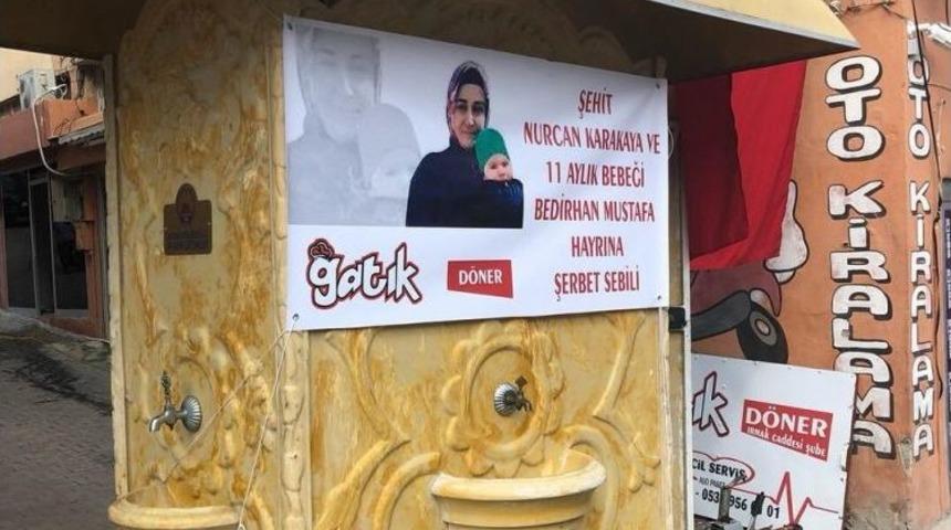 Hakkari Şehidi Anne Ve Bebeğinin Anısına Şerbet İkramı