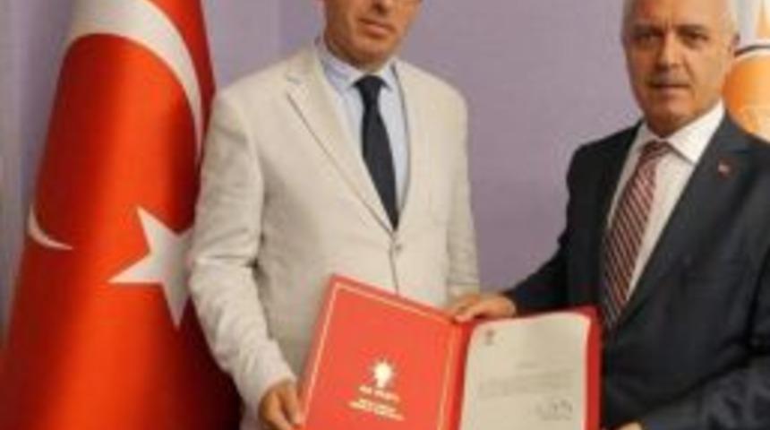 Ak Parti İl Başkanlığı’na Şaban Çopuroğlu Atandı