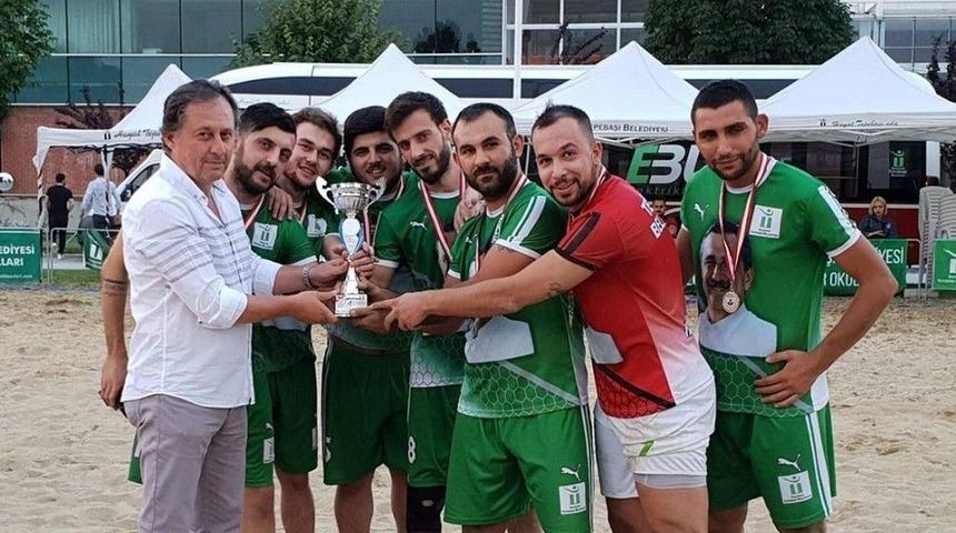 Plaj Futbolunda Şampiyon Tepebaşı Belediye Spor
