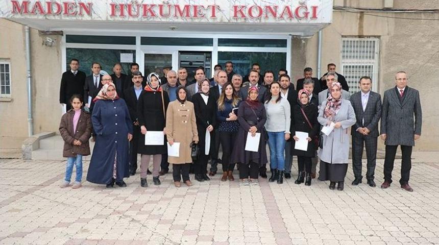 Elazığ&rsquo;da &Ccedil;ift&ccedil;ilere Sertifika Verildi