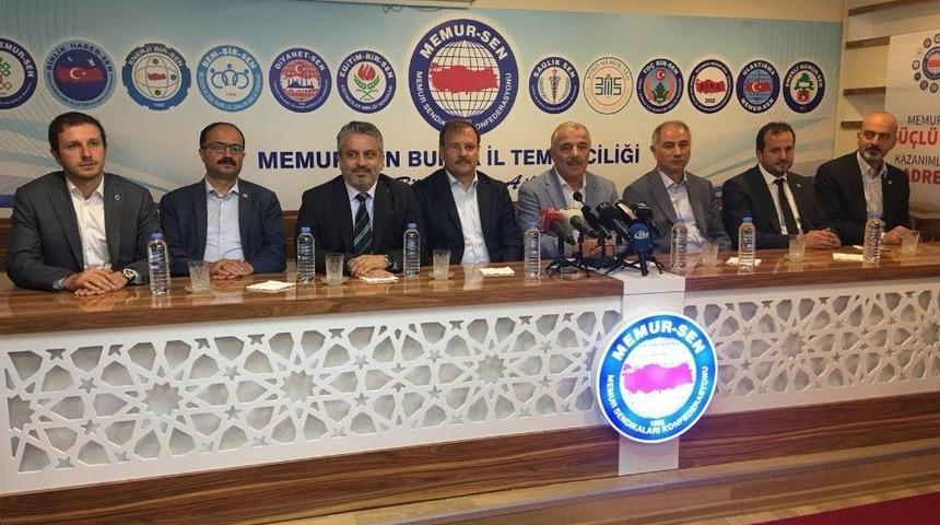 Vekillerden Memur-sen&rsquo;e Teşekk&uuml;r Ziyareti