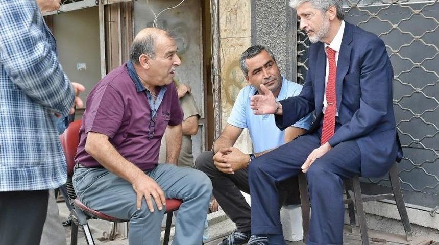 Başkan Tuna, Esnafın Dertlerini Dinledi