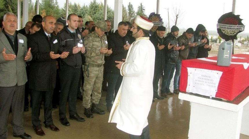 Bodrum&rsquo;da Hayatını Kaybeden Polis Araban&rsquo;da Defnedildi