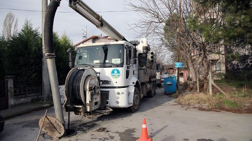 Saski 14 Mahallenin Yağmursuyu Hatlarının Bakım İşlemini Tamamladı