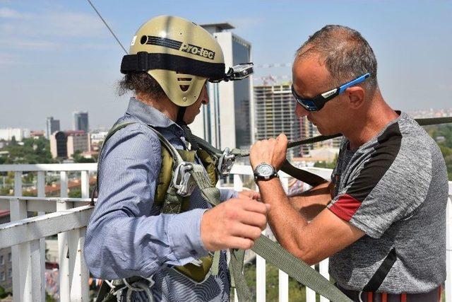 Başkent’in Göbeğinde Paraşüt Heyacanı