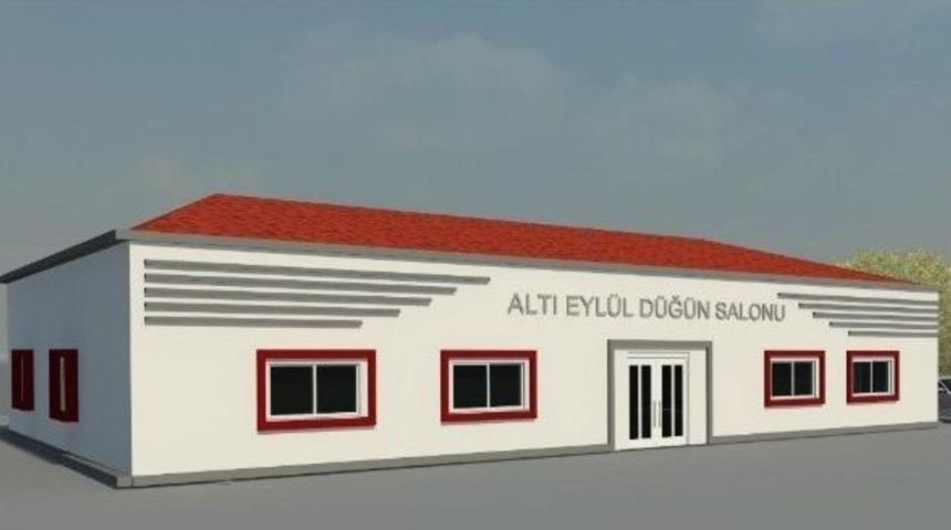 K&ouml;şk Belediyesinden 6 Eyl&uuml;l Mahallesine D&uuml;ğ&uuml;n Salonu