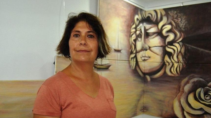 Didim&rsquo;de Resim Sergisine Yoğun İlgi