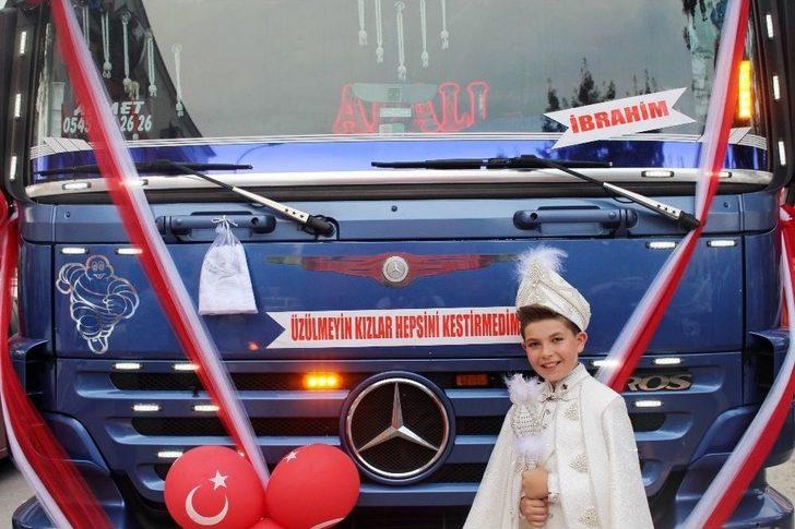 Sünnet Çocuğunun ’tır’ Hayali Gerçek Oldu G1