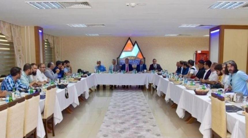 Vali Elban Projeleri Basın Mensupları İle Paylaştı