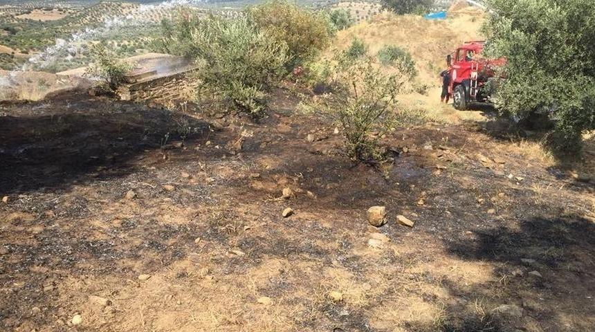 Bozdoğan’da Arazi Yangını