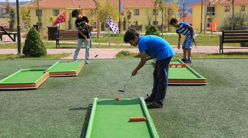Odunpazarı’nda Çocuklar Mini Golfle Tanıştı