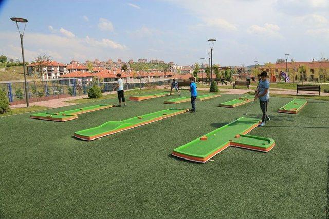 Odunpazarı’nda Çocuklar Mini Golfle Tanıştı