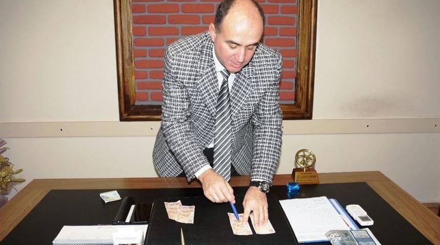 Aydınlı Şof&ouml;rlerden Sahte Paraya Kalemli &Ouml;nlem