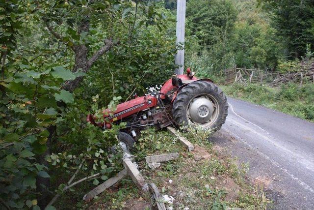 Sakarya’da Traktör Kazası: 1 Yaralı