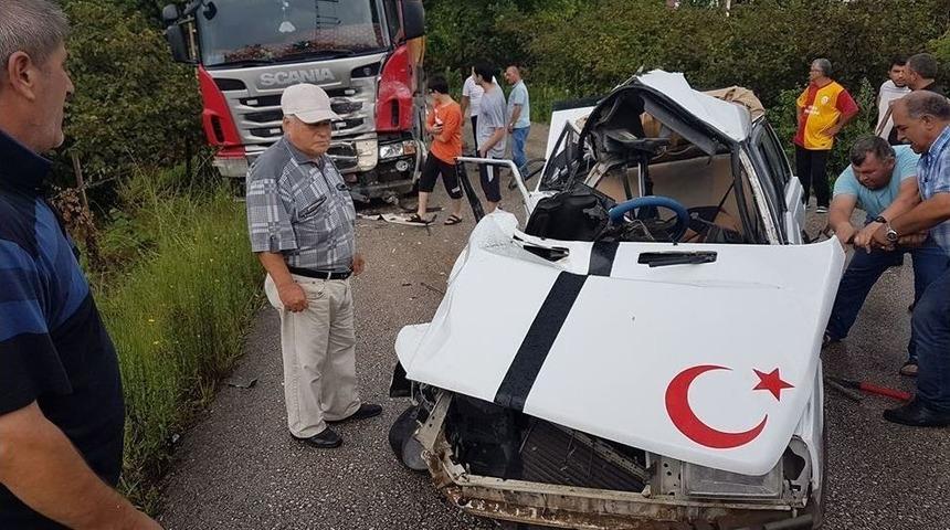 Fatsa&rsquo;da Trafik Kazası: 1 &Ouml;l&uuml;