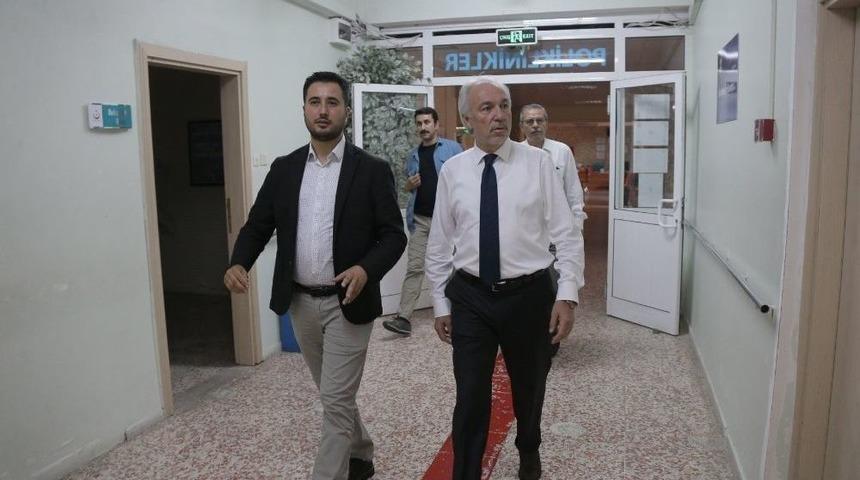 Başkan Sara&ccedil;oğlu, Dr. G&ouml;kpınar&rsquo;ı Ziyaret Etti