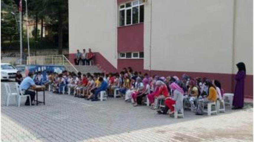 Yaz Kur’an Kursu Öğrencilerine Trafik Eğitimi