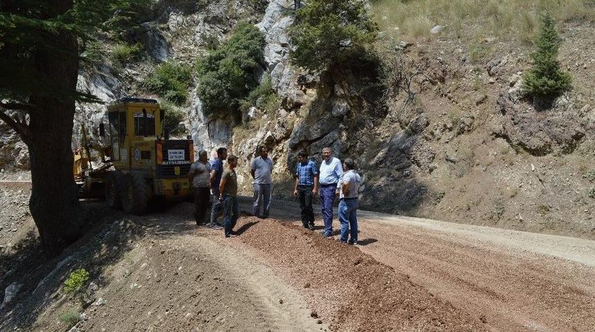 G&uuml;ndoğmuş Yayla Yolu Konforlu Hale Geliyor