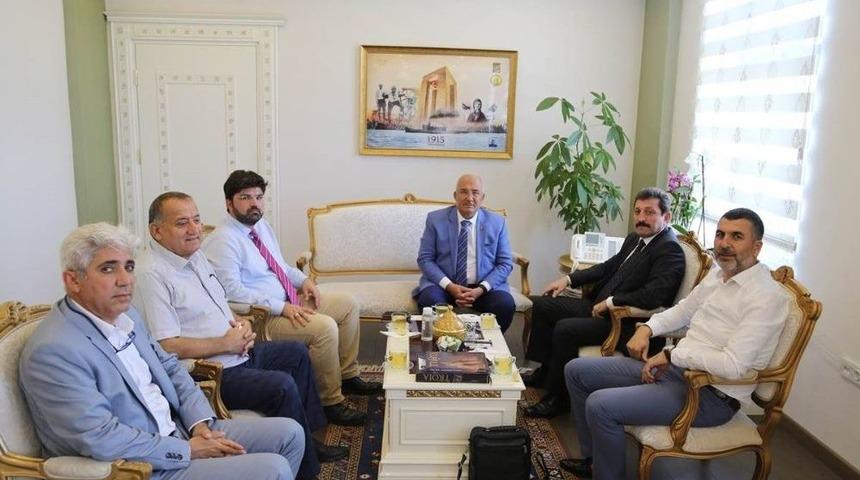 Mersin B&uuml;y&uuml;kşehir Belediye Başkanı Kocamaz&rsquo;dan , Vali Tavlı&rsquo;ya Ziyaret