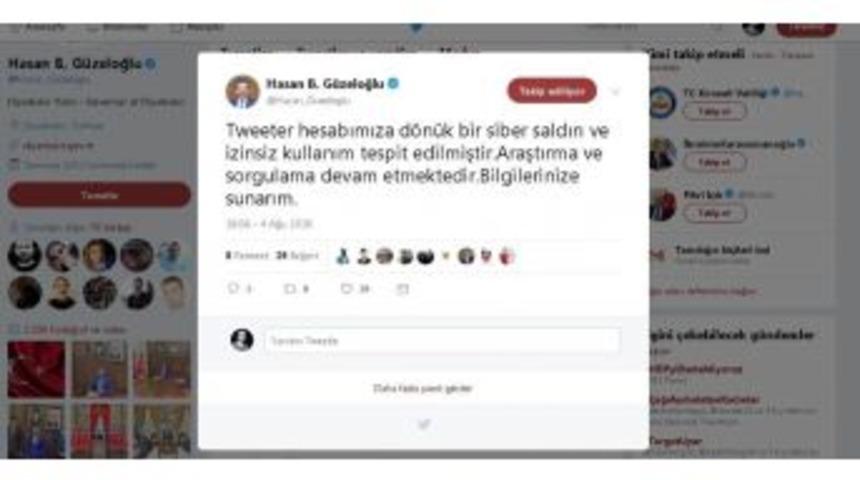 Diyarbakır Valisi G&uuml;zeloğlu&rsquo;nun Resmi Twitter Hesabı Hacklendi
