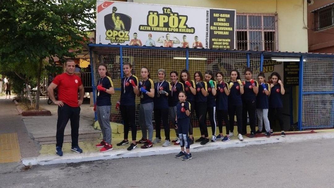 Bodrum Katında &Ccedil;alışan Bayan Sporcular Avrupa Şampiyonu Olmak İstiyor