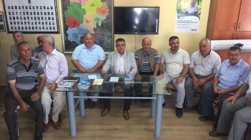 Bilecik&rsquo;te Muhtarlar Milletvekili Yağcı İle Bir Araya Geldi