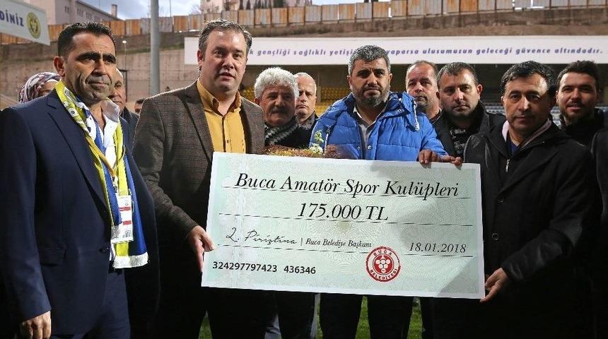 Buca Belediyesinden Amat&ouml;re 175 Bin Lira Destek