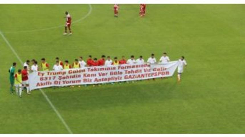 Sivasspor - Gaziantepspor Ma&ccedil;ında Trump&rsquo;a Tepki