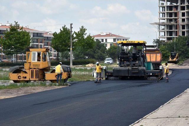 Çorlu’da Asfaltlama Çalışmaları