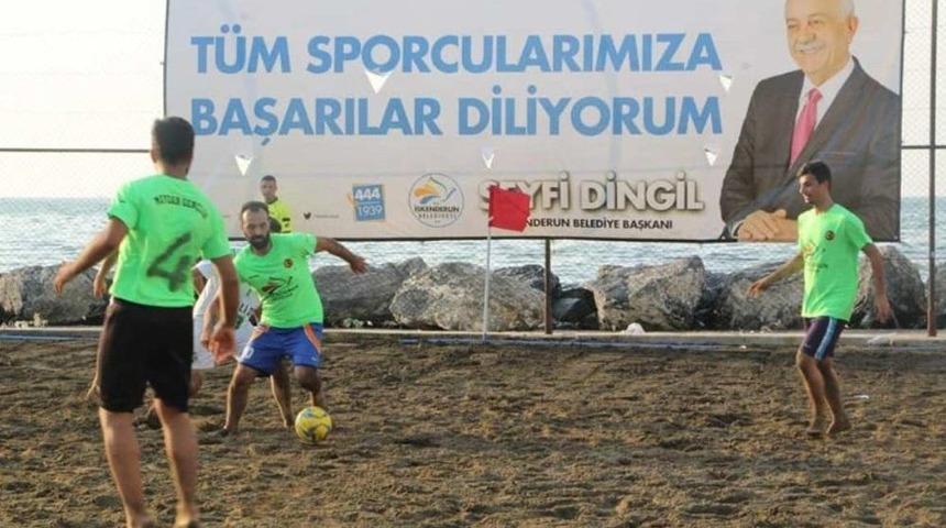 Plaj Futbolu İskenderun Etabı Başladı