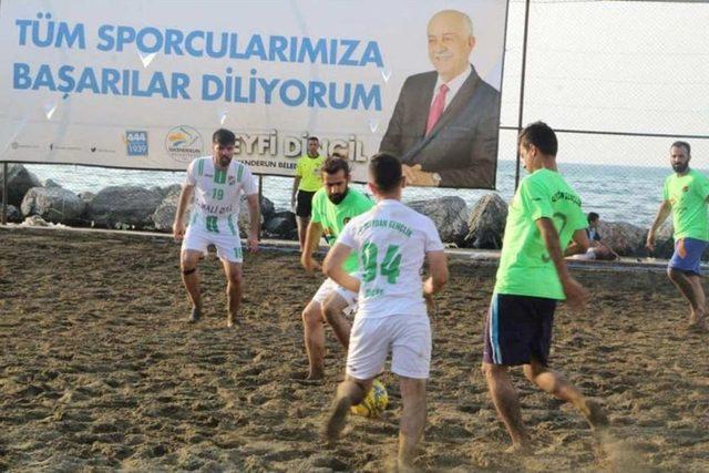 Plaj Futbolu İskenderun Etabı Başladı